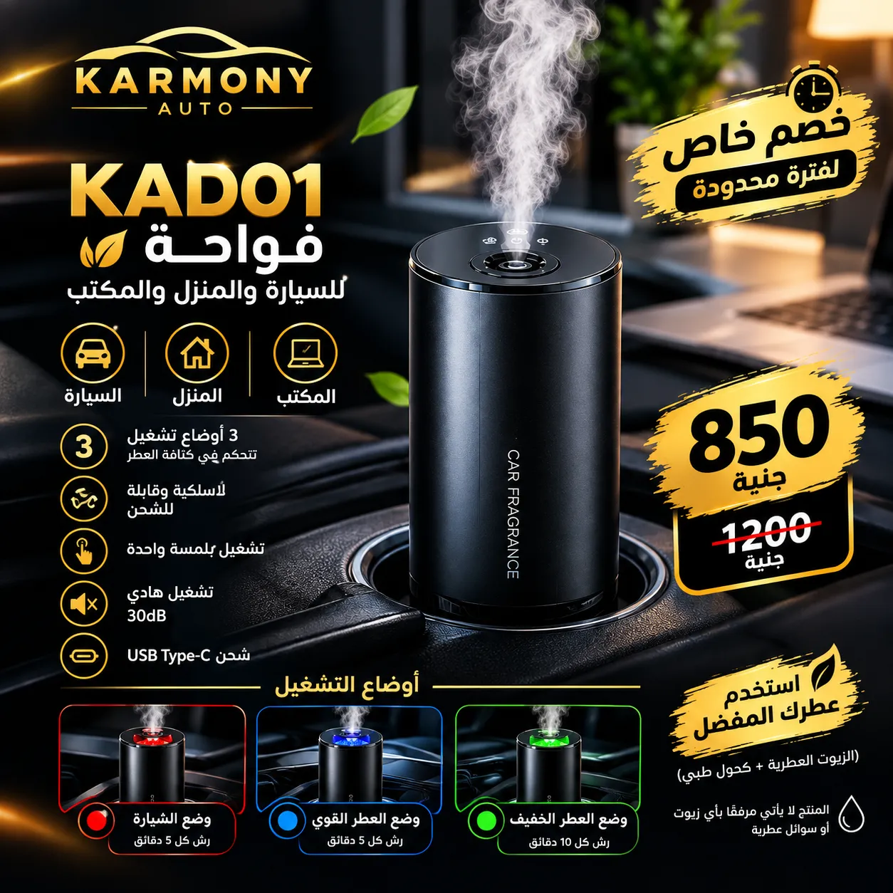 Car Aroma Diffuser-KAD01