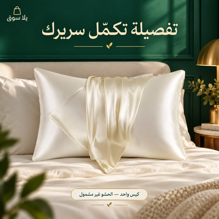 كيس مخدة ستان للشعر والبشرة مقاس 48×70 سم