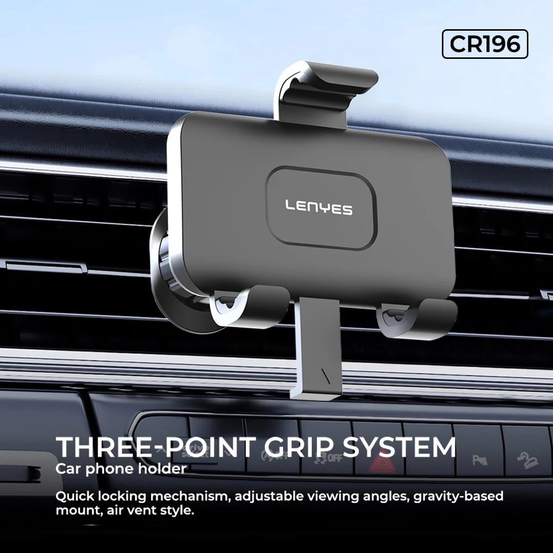 هولدر هاتف للسيارة قابل للطي لينيس لاسلكي -LENYES WIRLESS CAR HOLDER CR196
