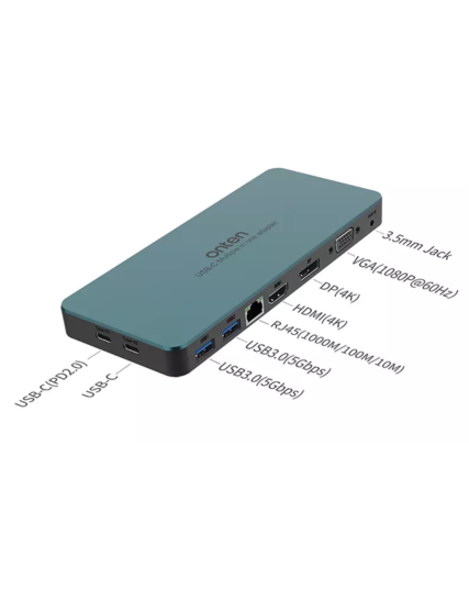 Onten 9-in-1 Type-C Multi-Function Dock Station (OTN-9188S)