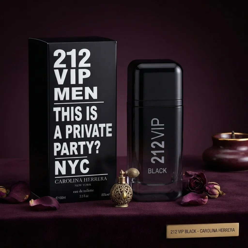عطر 212 في آي بي بلاك الرجالي من كارولينا هيريرا - او دو تواليت (100 مل) | متجر إطلالة