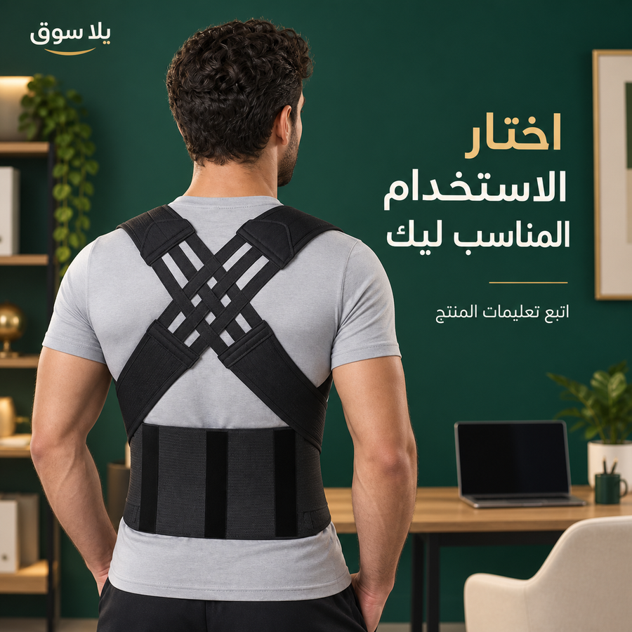حزام شداد الضهر الذكي