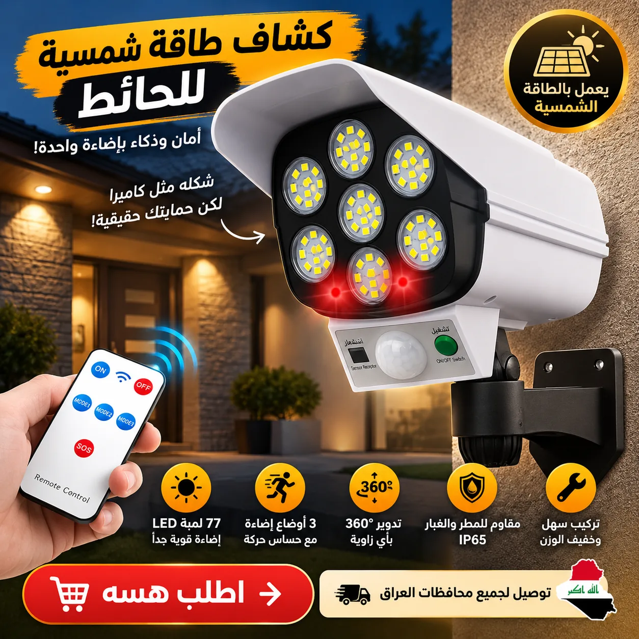 نوّر بيتك وأمنه بقطعة ذكية ومخفية