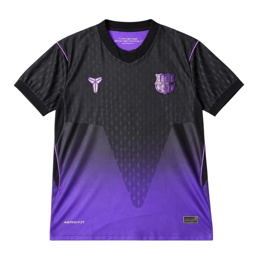 Barcelona 2026 Second Jersey Black with burble