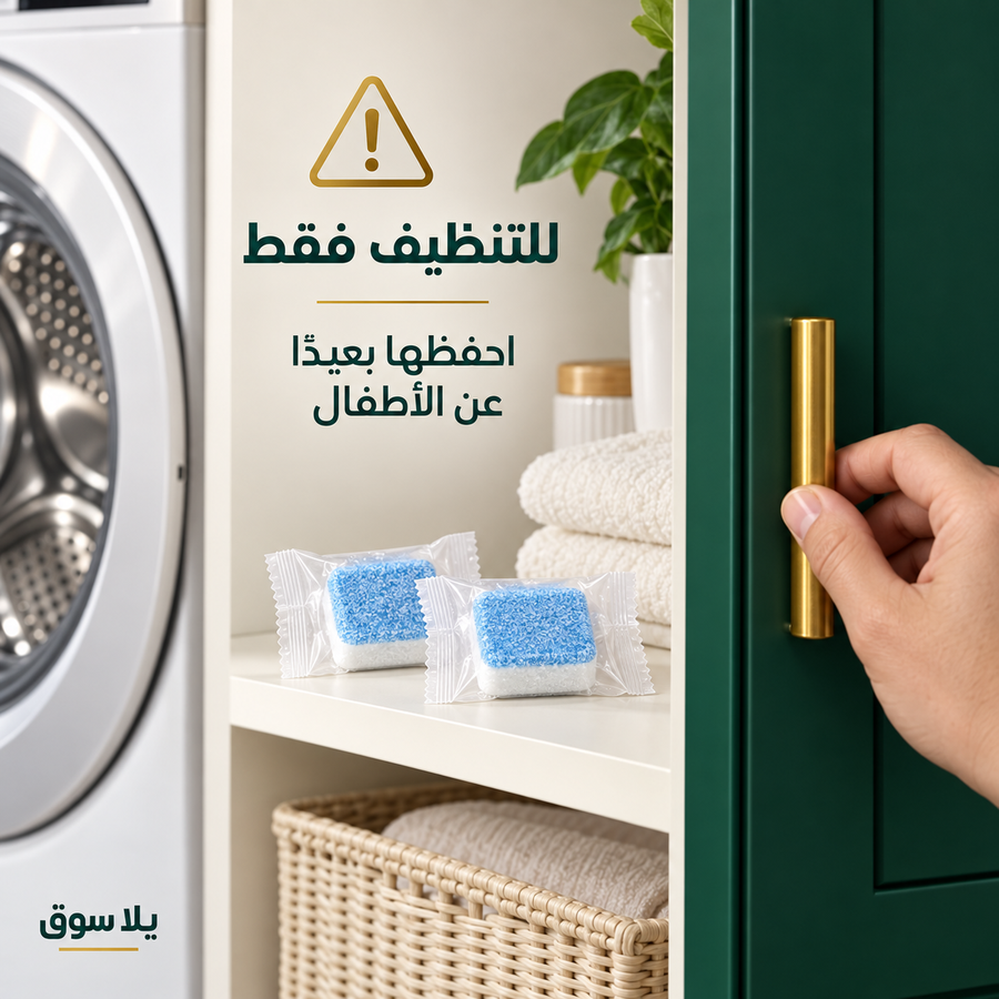 أقراص تنظيف الغسالة – 12 قرص