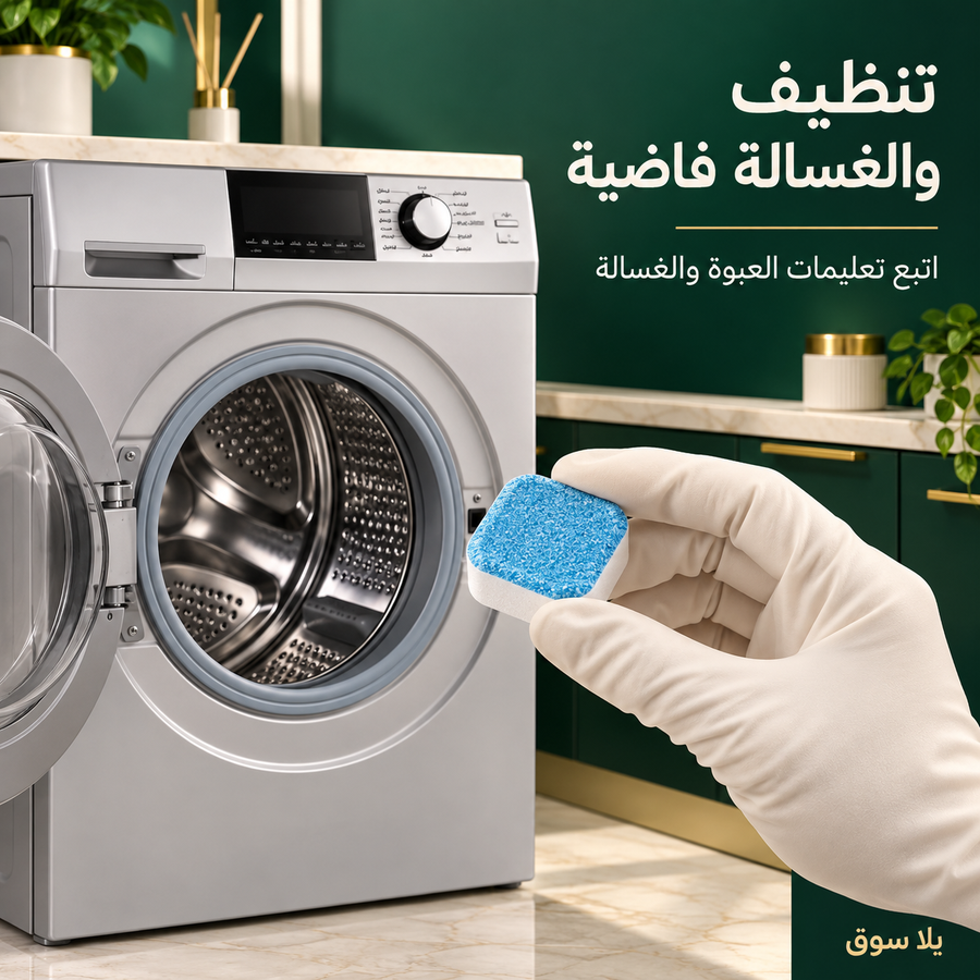 أقراص تنظيف الغسالة – 12 قرص