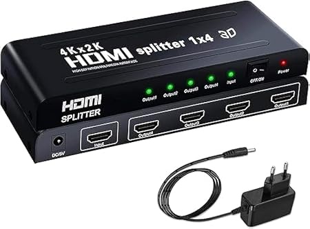 AVVA 4k HDMI spliter 1x4