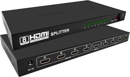 AVVA 4K HDMI spliter 1X8