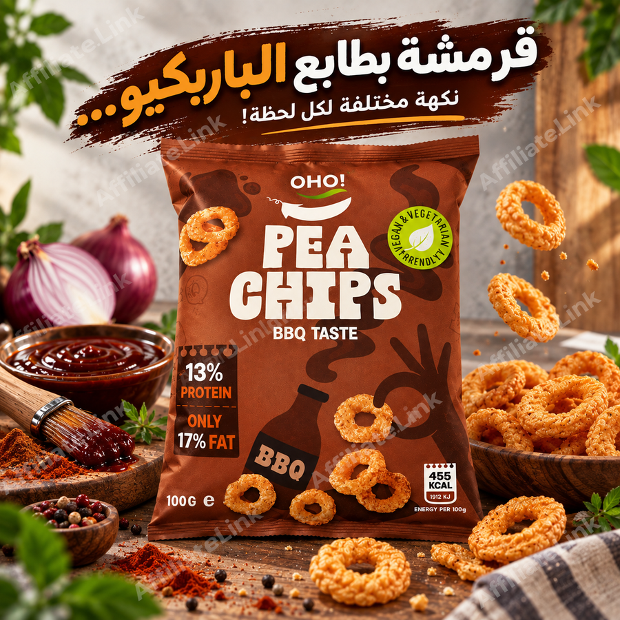 الوجبة الخفيفة من البازيلا بطعم الناربيكيو