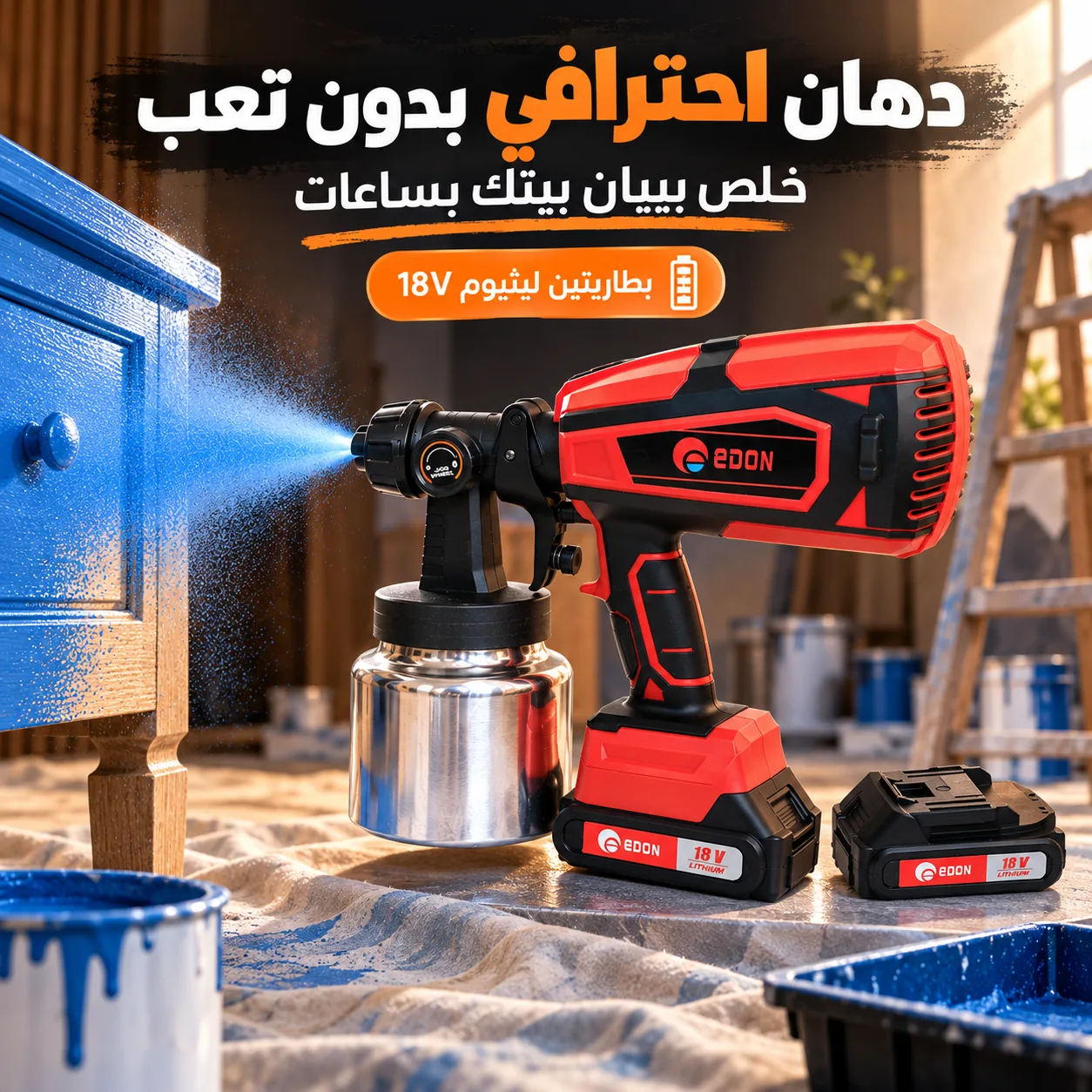 ليش تنتظر الصبّاغ؟ اصبغ بيتك بلمسة احترافية