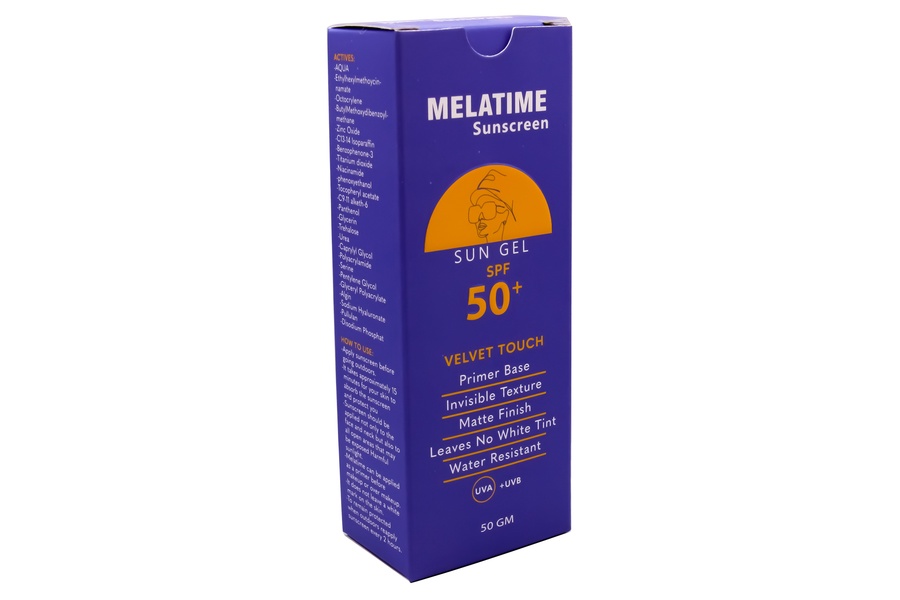 Melatime Sunscreen Velvet Touch SPF 50+ 50gm