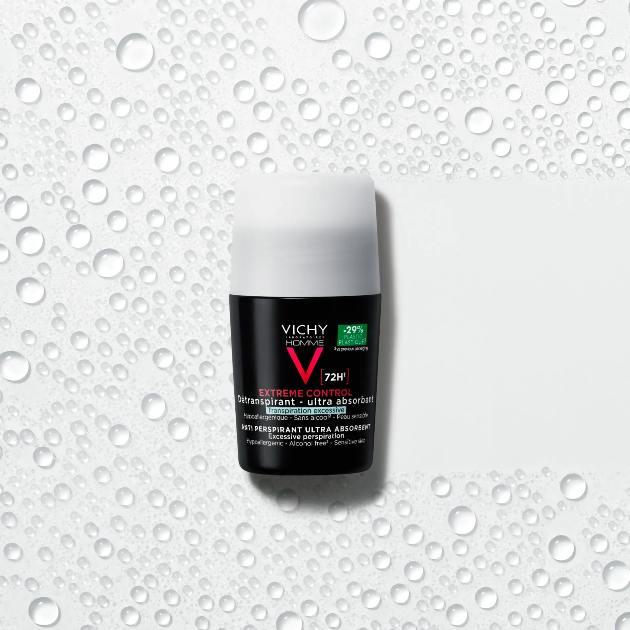 Vichy Homme Extreme Control 72H Anti-Perspirant Roll-On 50ml