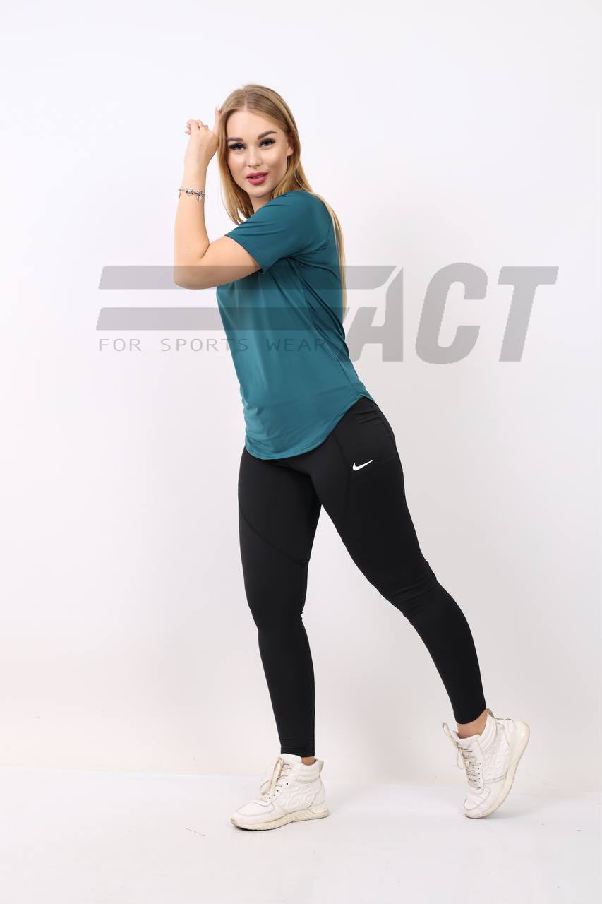 تيشيرت رياضي حريمي نص كم | Women's Sports T-Shirt