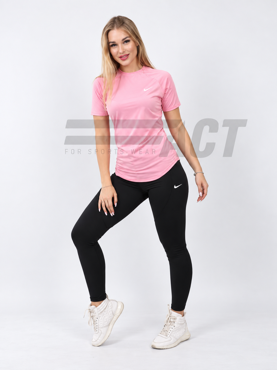 تيشيرت رياضي حريمي نص كم | Women's Sports T-Shirt
