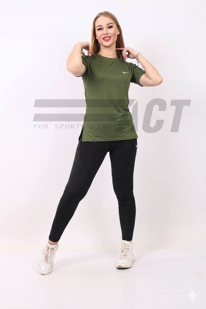 تيشيرت رياضي حريمي مفتوح من الجنب | Women's Sports T-Shirt