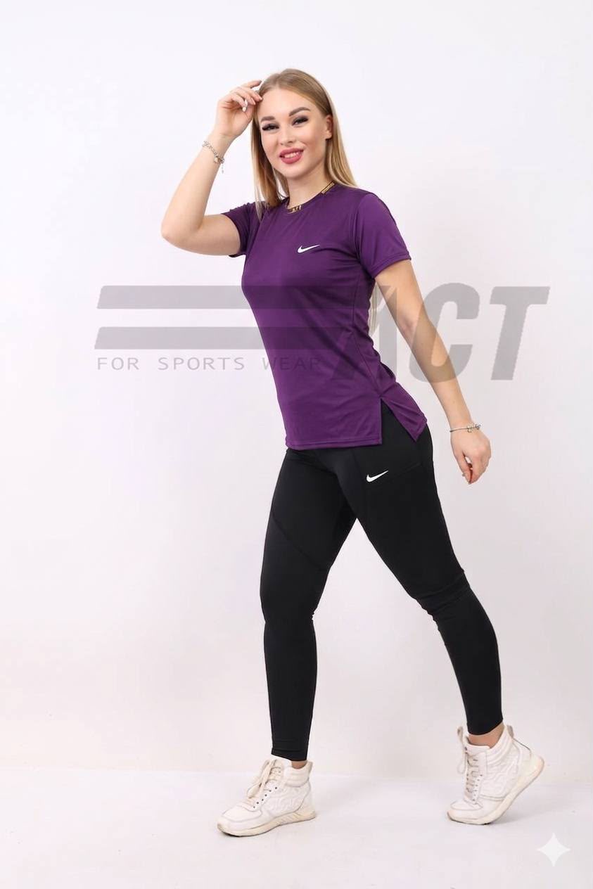 تيشيرت رياضي حريمي مفتوح من الجنب | Women's Sports T-Shirt