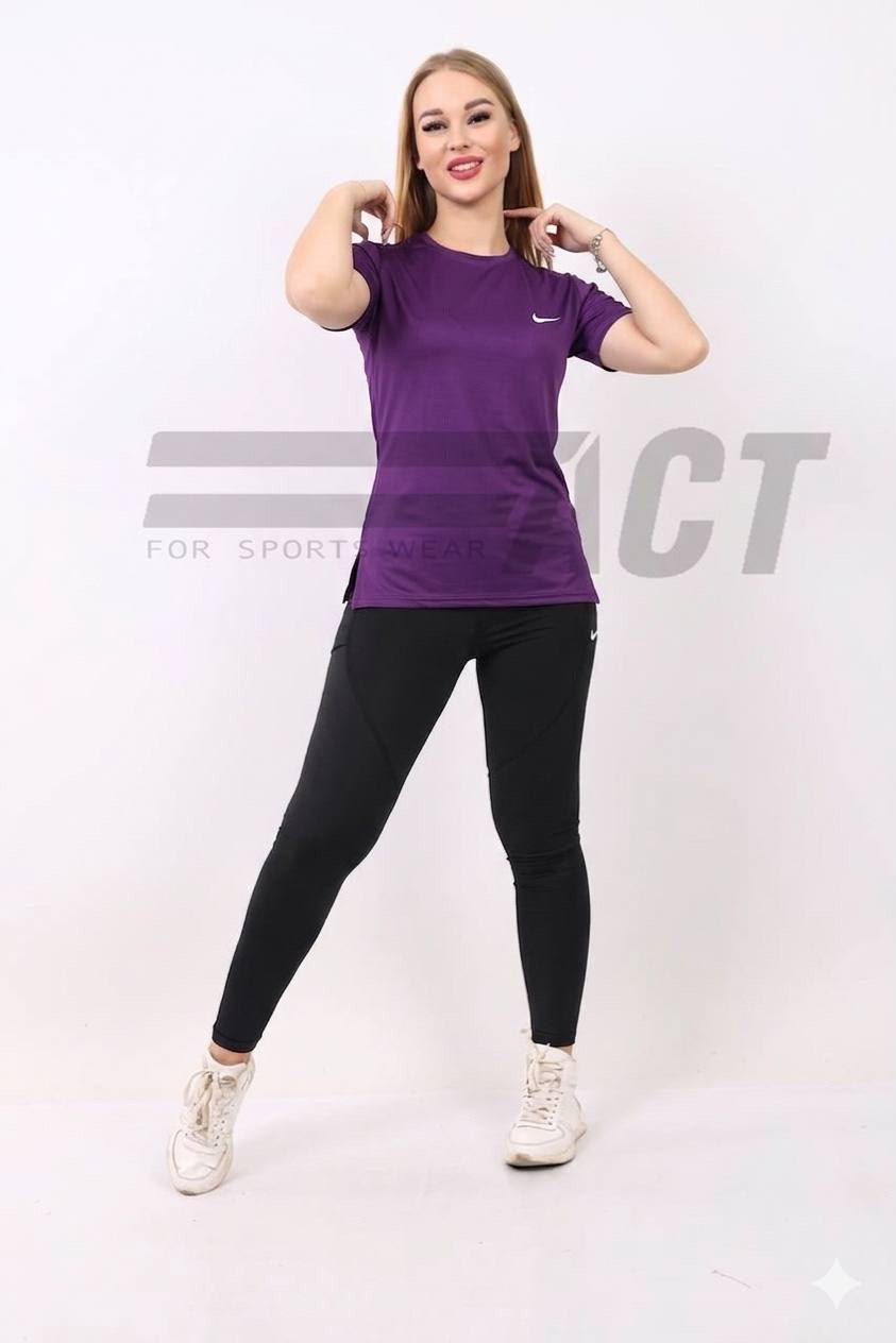 تيشيرت رياضي حريمي مفتوح من الجنب | Women's Sports T-Shirt