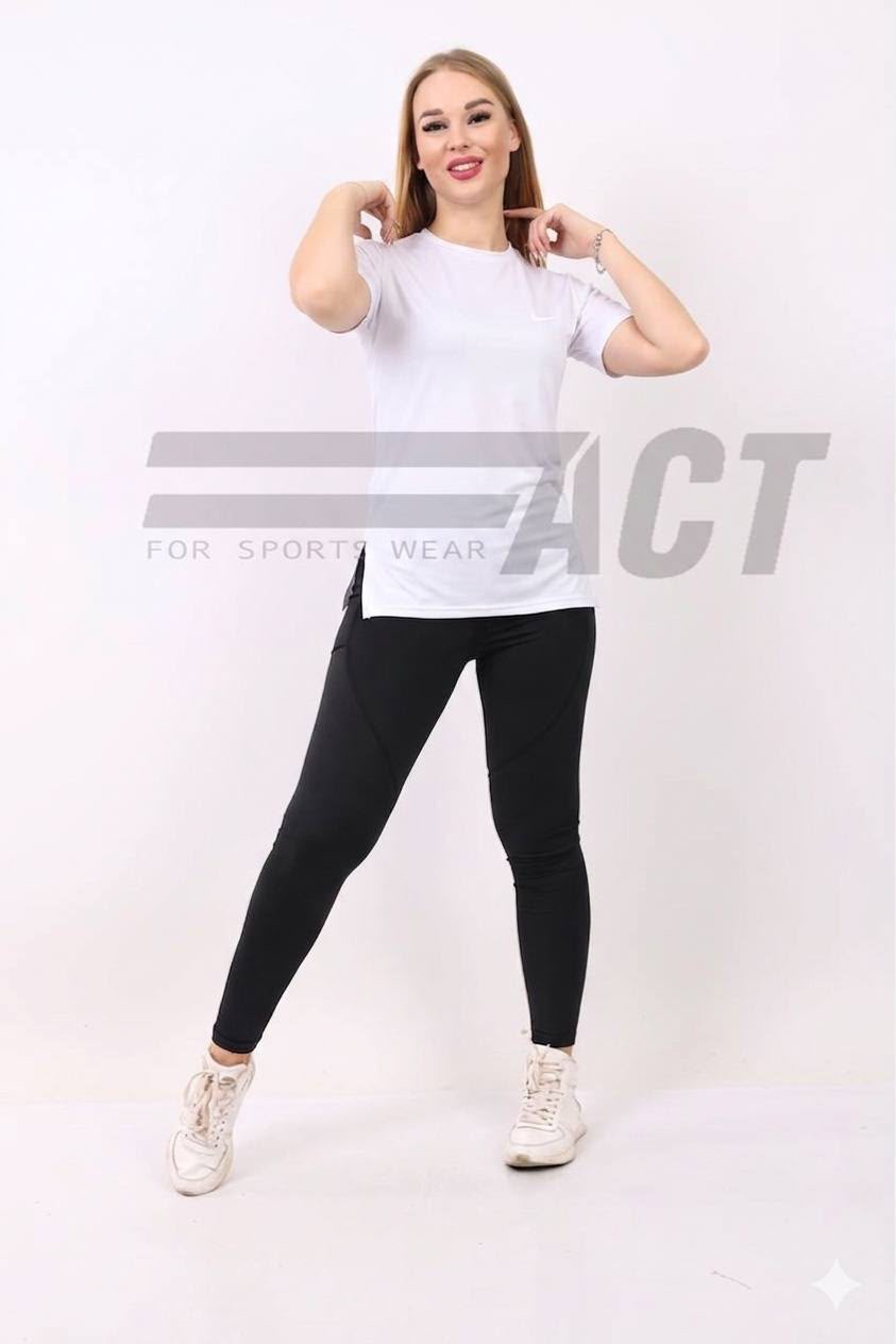 تيشيرت رياضي حريمي مفتوح من الجنب | Women's Sports T-Shirt