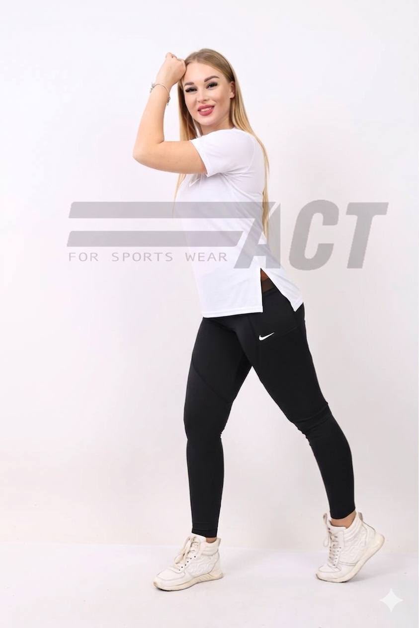 تيشيرت رياضي حريمي مفتوح من الجنب | Women's Sports T-Shirt