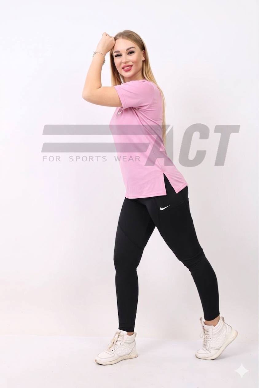 تيشيرت رياضي حريمي مفتوح من الجنب | Women's Sports T-Shirt