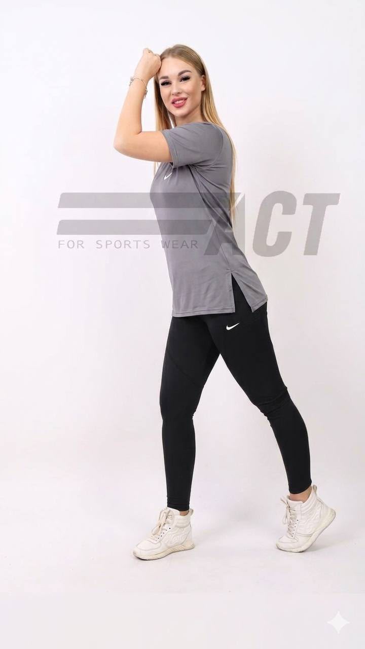 تيشيرت رياضي حريمي مفتوح من الجنب | Women's Sports T-Shirt