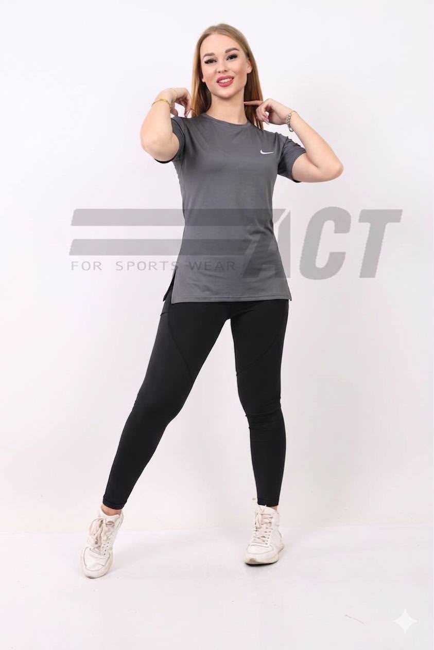 تيشيرت رياضي حريمي مفتوح من الجنب | Women's Sports T-Shirt