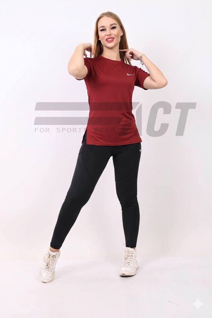 تيشيرت رياضي حريمي مفتوح من الجنب | Women's Sports T-Shirt