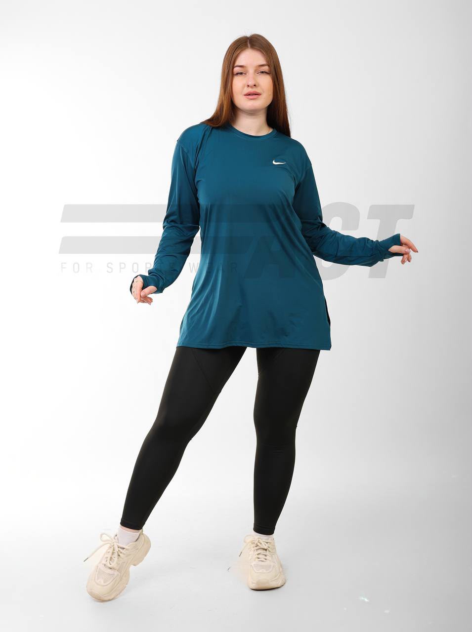 تيشيرت رياضي حريمي أوفر سايز | Women's Oversize Sports Top