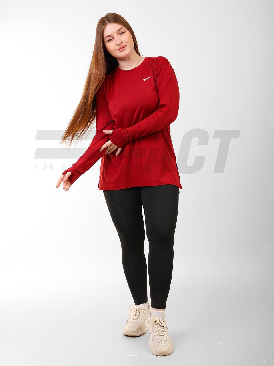 تيشيرت رياضي حريمي أوفر سايز | Women's Oversize Sports Top