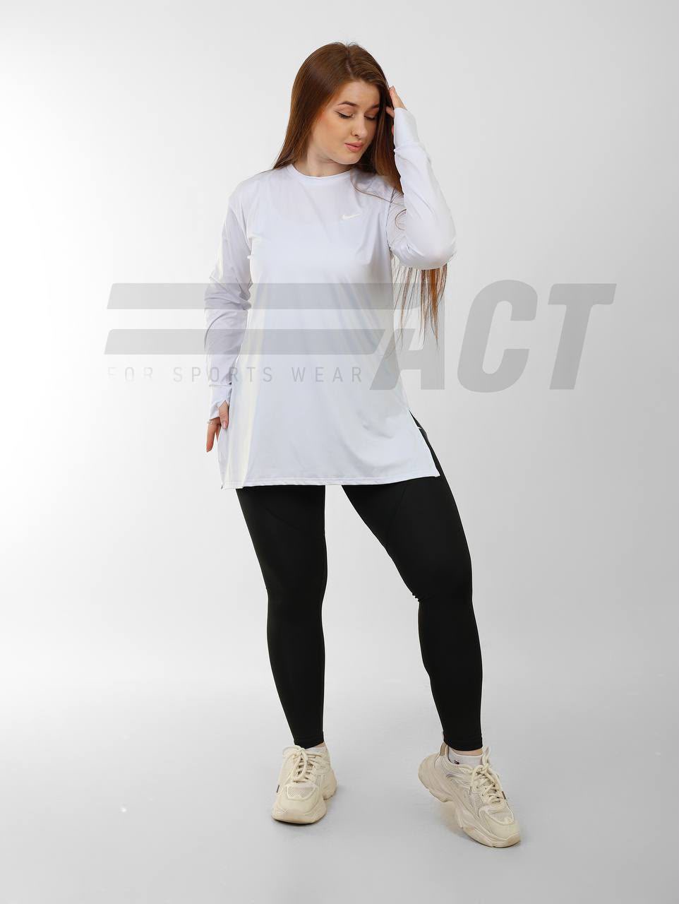 تيشيرت رياضي حريمي أوفر سايز | Women's Oversize Sports Top