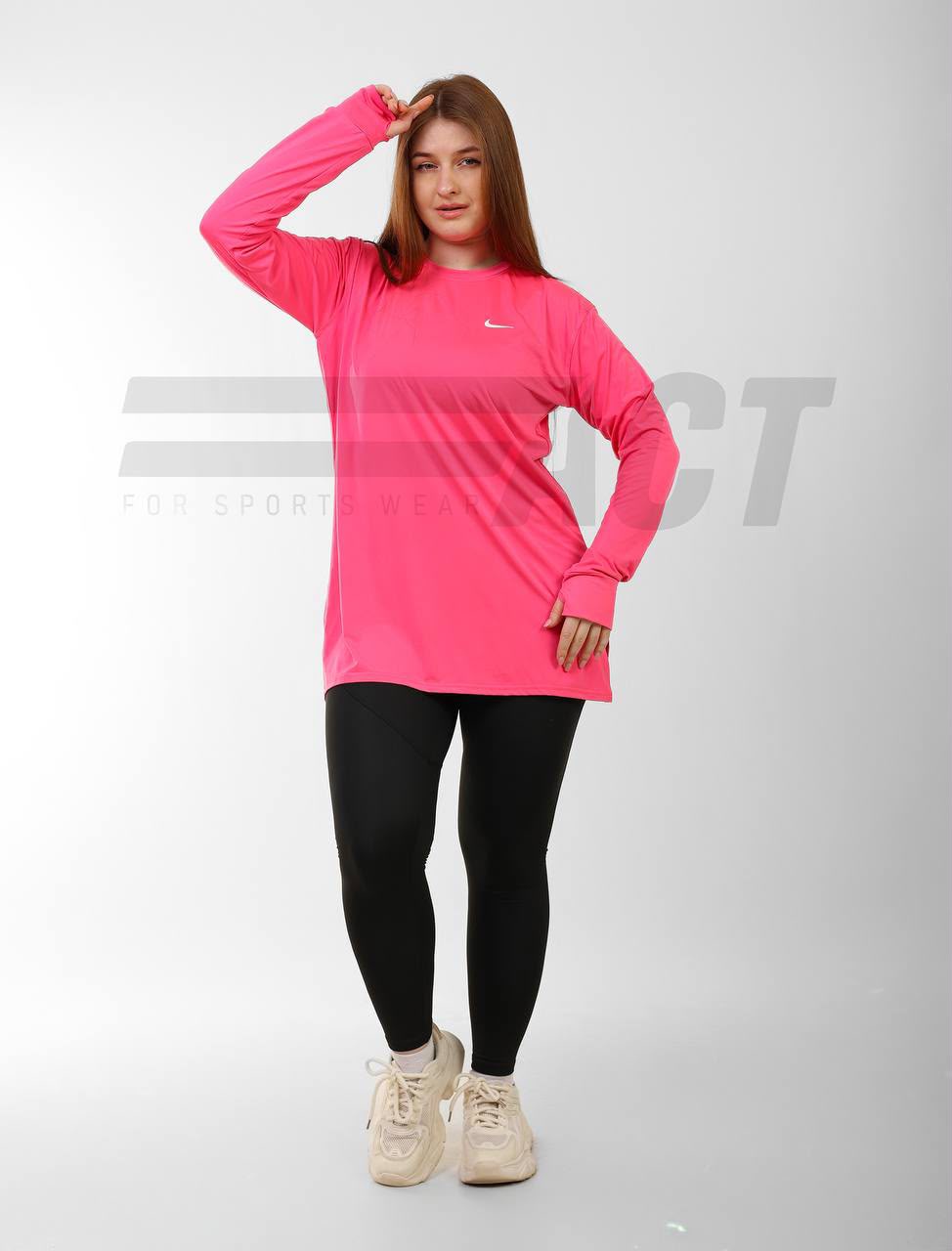 تيشيرت رياضي حريمي أوفر سايز | Women's Oversize Sports Top