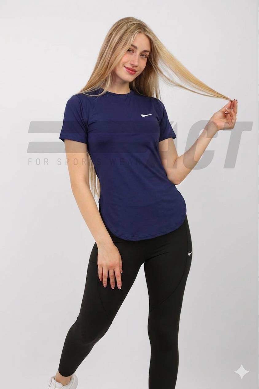 تيشيرت رياضي حريمي نص كم مفتوح من الخلف | Women's Open Back Short Sleeve Sports Top