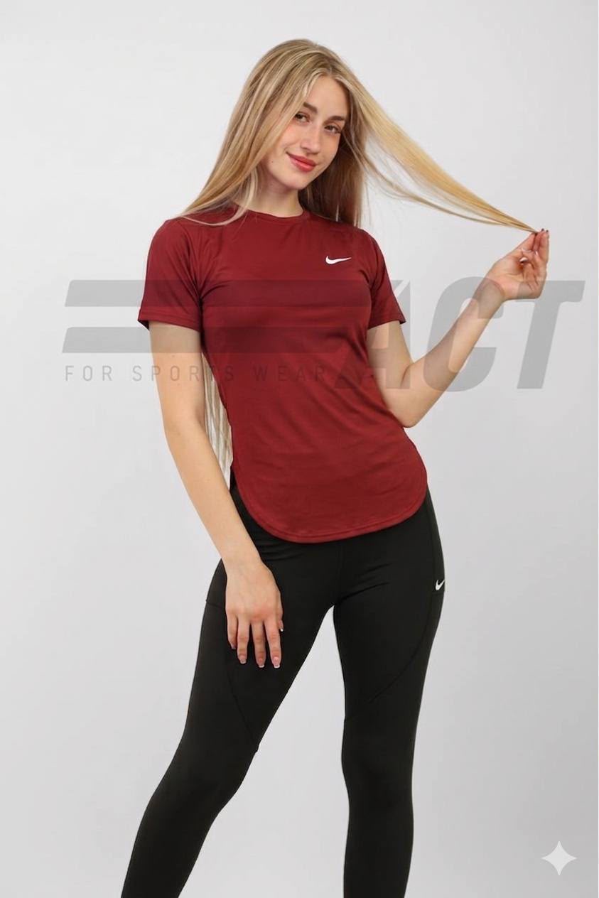 تيشيرت رياضي حريمي نص كم مفتوح من الخلف | Women's Open Back Short Sleeve Sports Top
