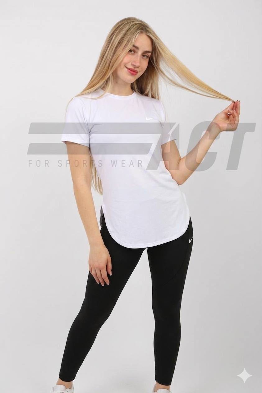 تيشيرت رياضي حريمي نص كم مفتوح من الخلف | Women's Open Back Short Sleeve Sports Top
