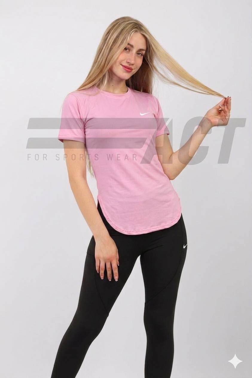 تيشيرت رياضي حريمي نص كم مفتوح من الخلف | Women's Open Back Short Sleeve Sports Top
