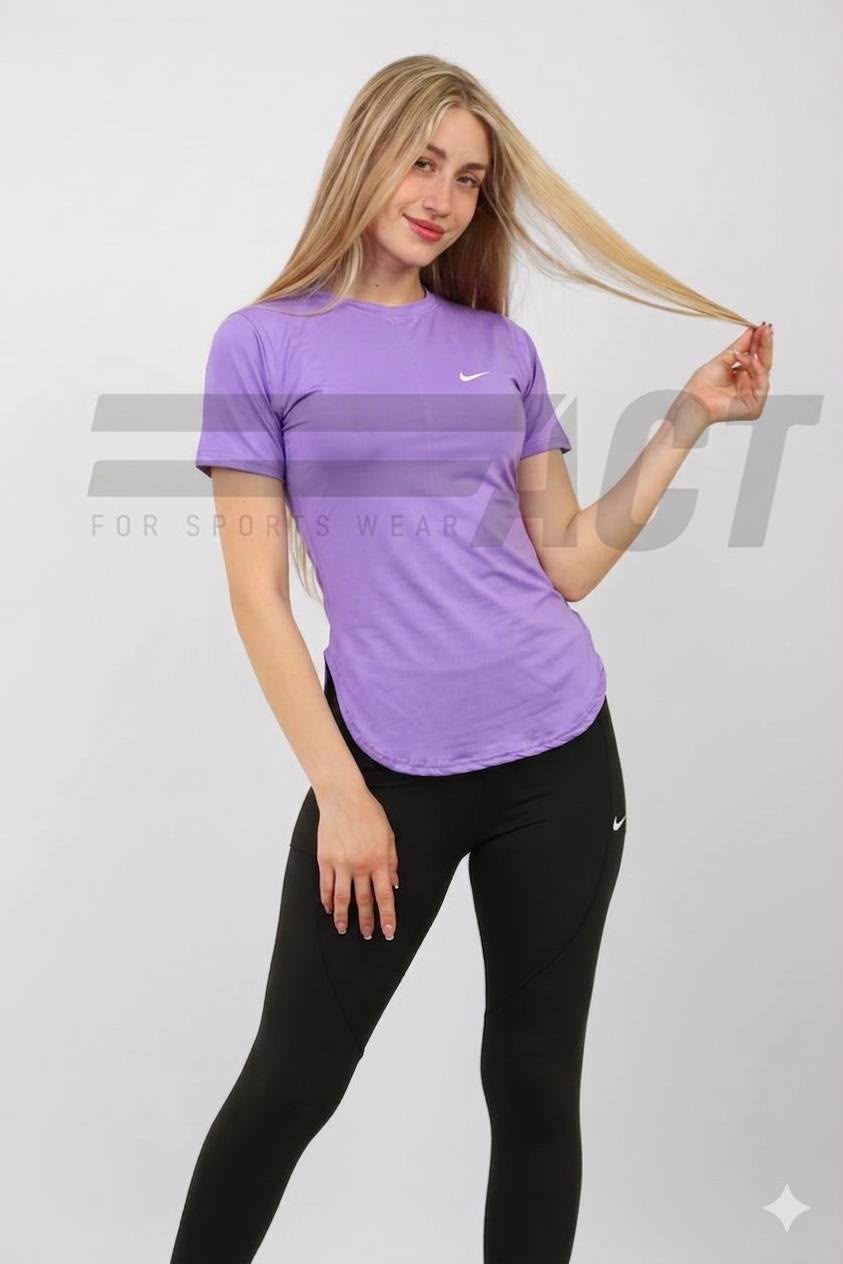 تيشيرت رياضي حريمي نص كم مفتوح من الخلف | Women's Open Back Short Sleeve Sports Top