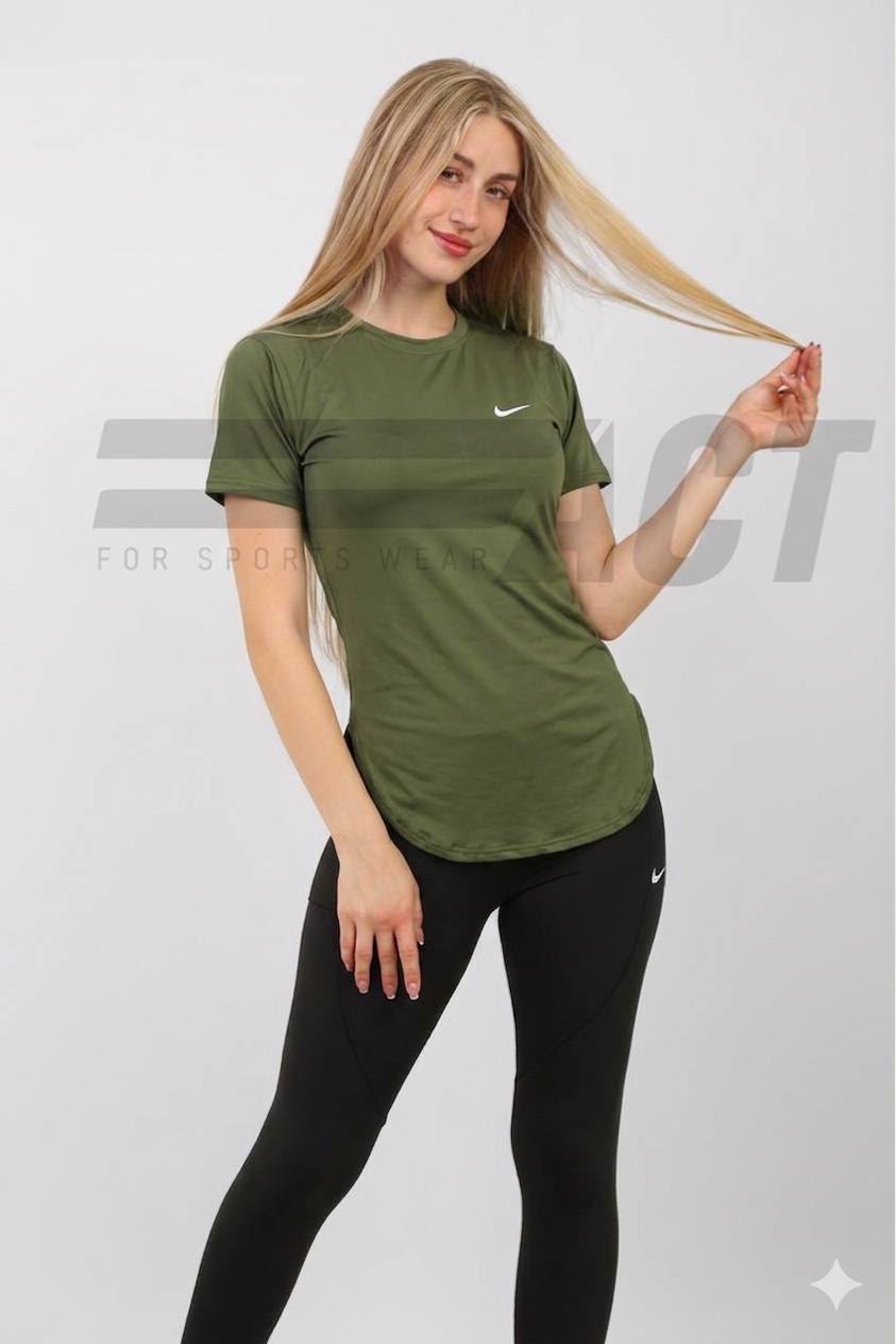 تيشيرت رياضي حريمي نص كم مفتوح من الخلف | Women's Open Back Short Sleeve Sports Top