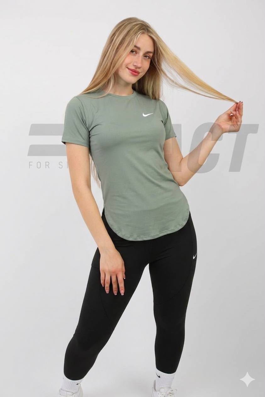 تيشيرت رياضي حريمي نص كم مفتوح من الخلف | Women's Open Back Short Sleeve Sports Top