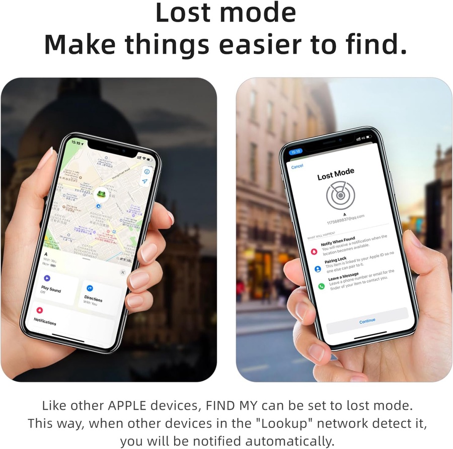 Earldom Smart Tag Apple Find My Network Intelligent Locator ET-AT01
