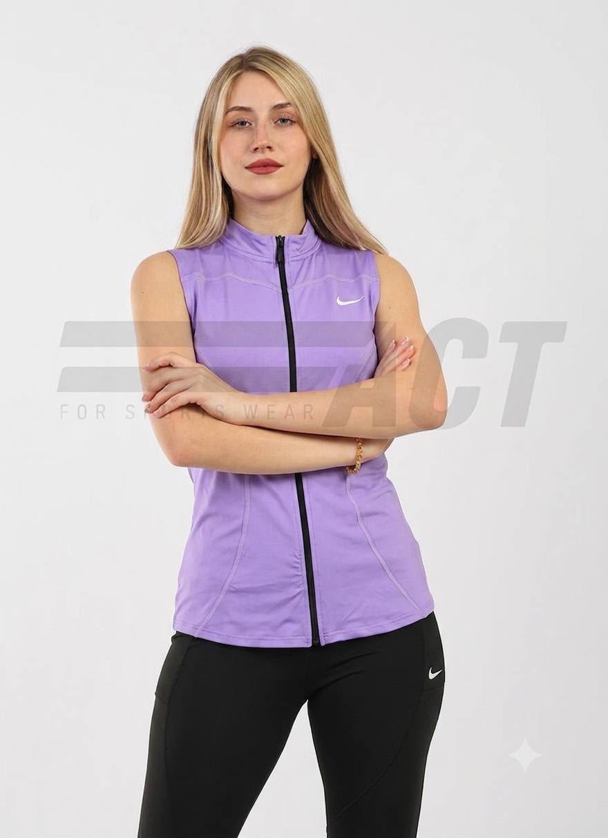 كت رياضي حريمي سوستة كاملة | Women's Full Zip Sports Vest