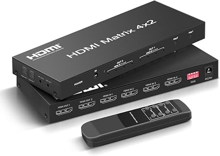 AVVA 4x2 4K HDMI Matrix Switch @60HZ