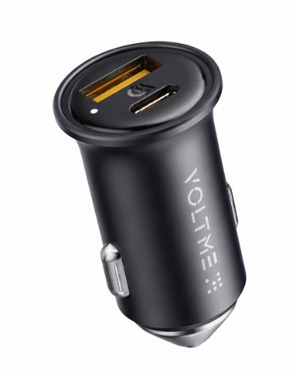 Voltme Cazo Series 20W Dual Port Fast Car Charger - USB-C & USB-A (C20CA)