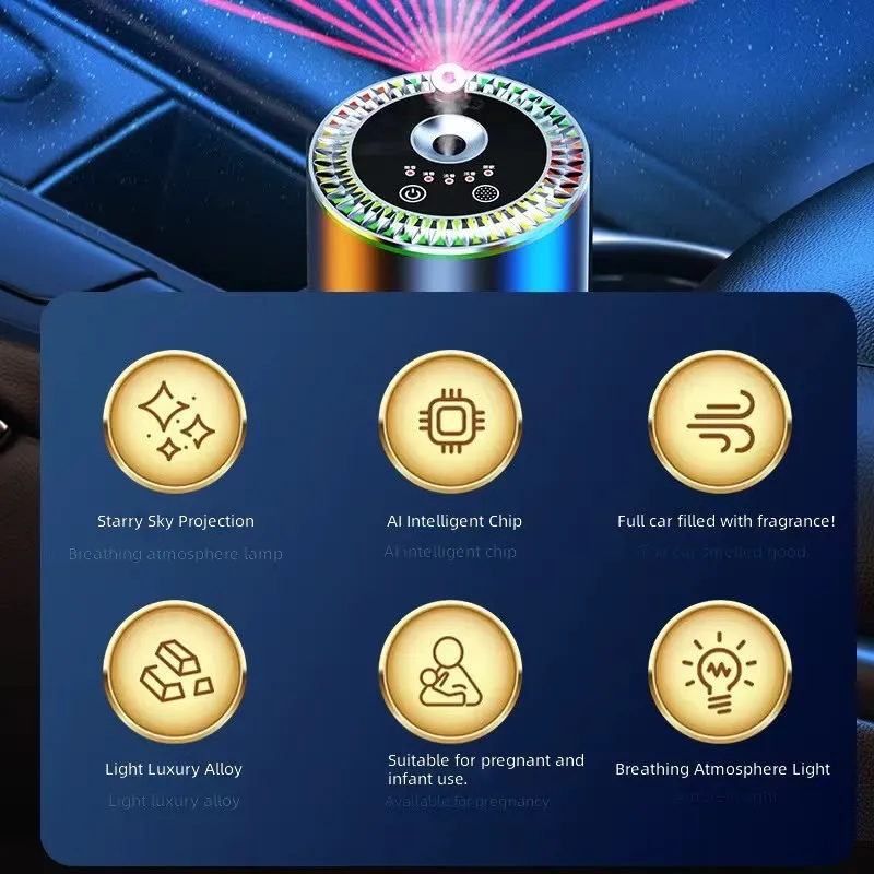Car Smart Auto Spray Star Ceiling Lamp-KSA01