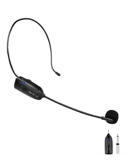General HX-W021 2.4G Wireless Headset Microphone for Teaching, Presentations & Voice Amplification