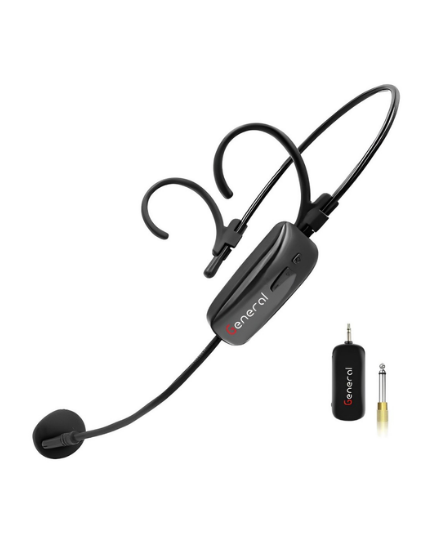 General GH-W1 UHF Wireless Headset Microphone System for Teaching & Speaking