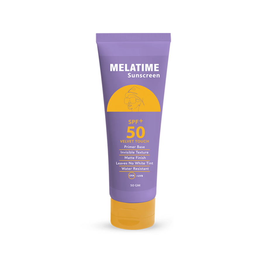 Melatime Sunscreen Velvet Touch SPF 50+ 50gm
