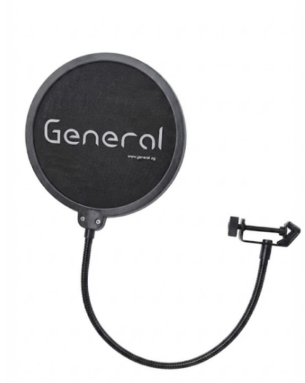 General MF-10 Microphone Pop Shield & Acoustic Filter for Vocal Recording