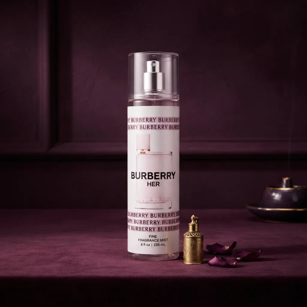 معطر جسم بربيري هير الفاخر - 236 مل | متجر إطلالة - Burberry Her Fine Fragrance Mist - 236ml | ETLALA Boutique