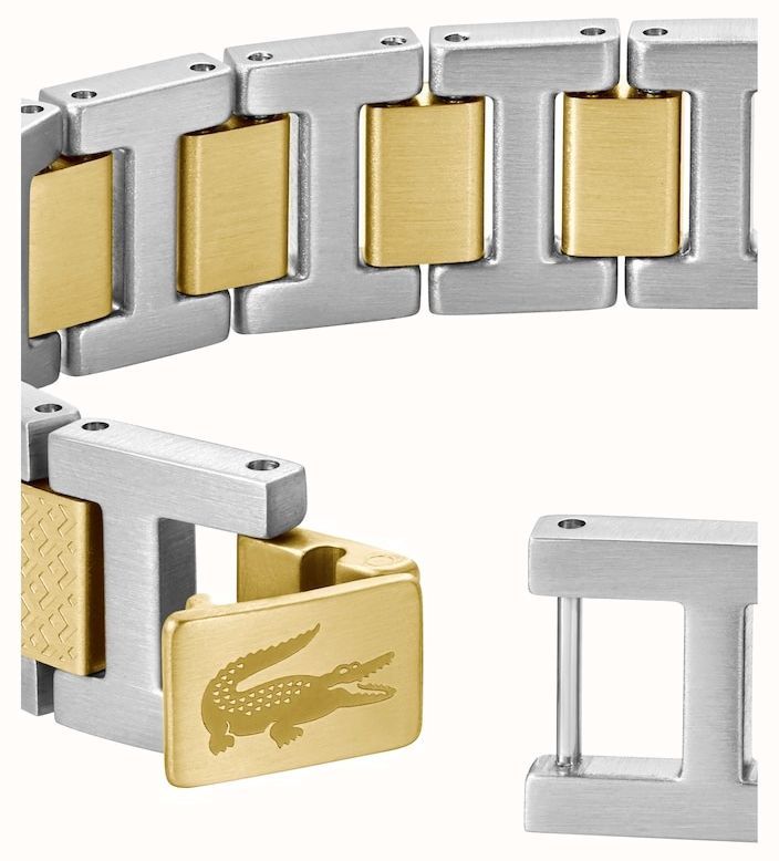 Lacoste METROPOLE (Magnetic) Two-Tone Stainless Steel Bracelet 2040556