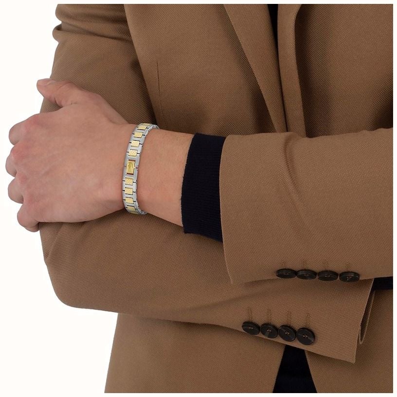Lacoste METROPOLE (Magnetic) Two-Tone Stainless Steel Bracelet 2040556